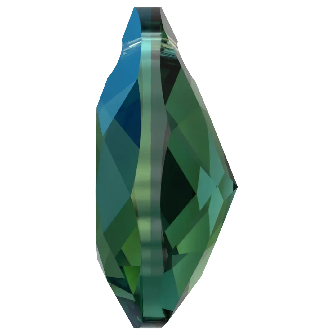 Swarovski Pendants Pear Cut (6433) Emerald Shimmer