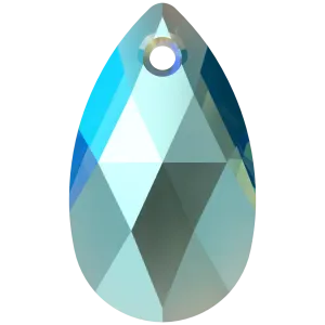Swarovski Pendants Peardrop (6106) Emerald Shimmer