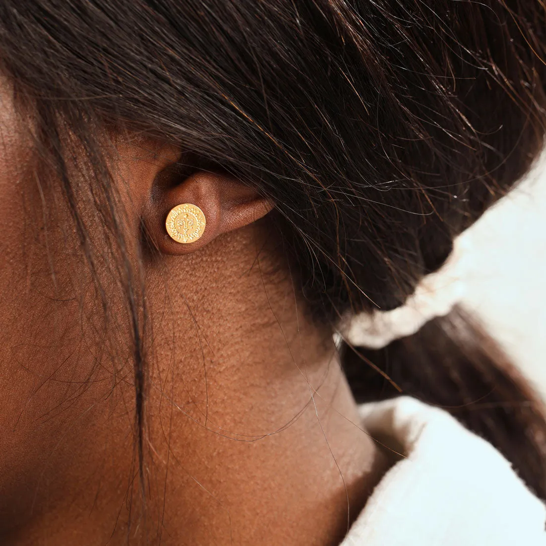 Tantra Studs Gold