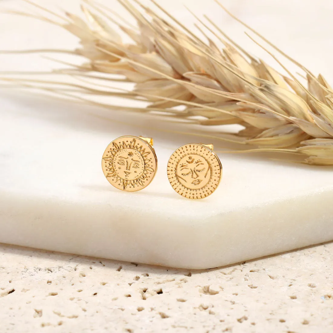 Tantra Studs Gold