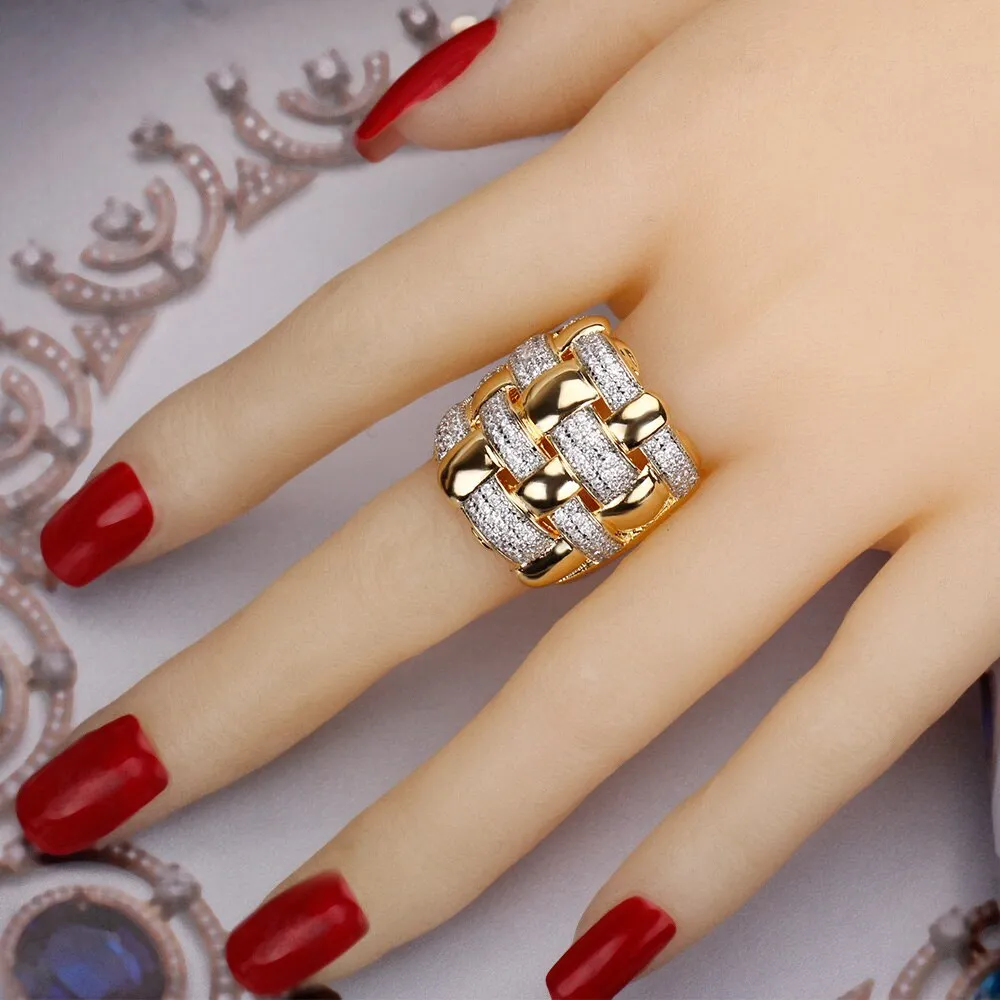 TEEK - Frosted Woven Womens Ring
