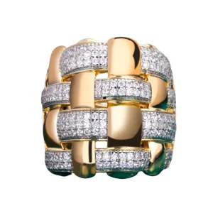 TEEK - Frosted Woven Womens Ring