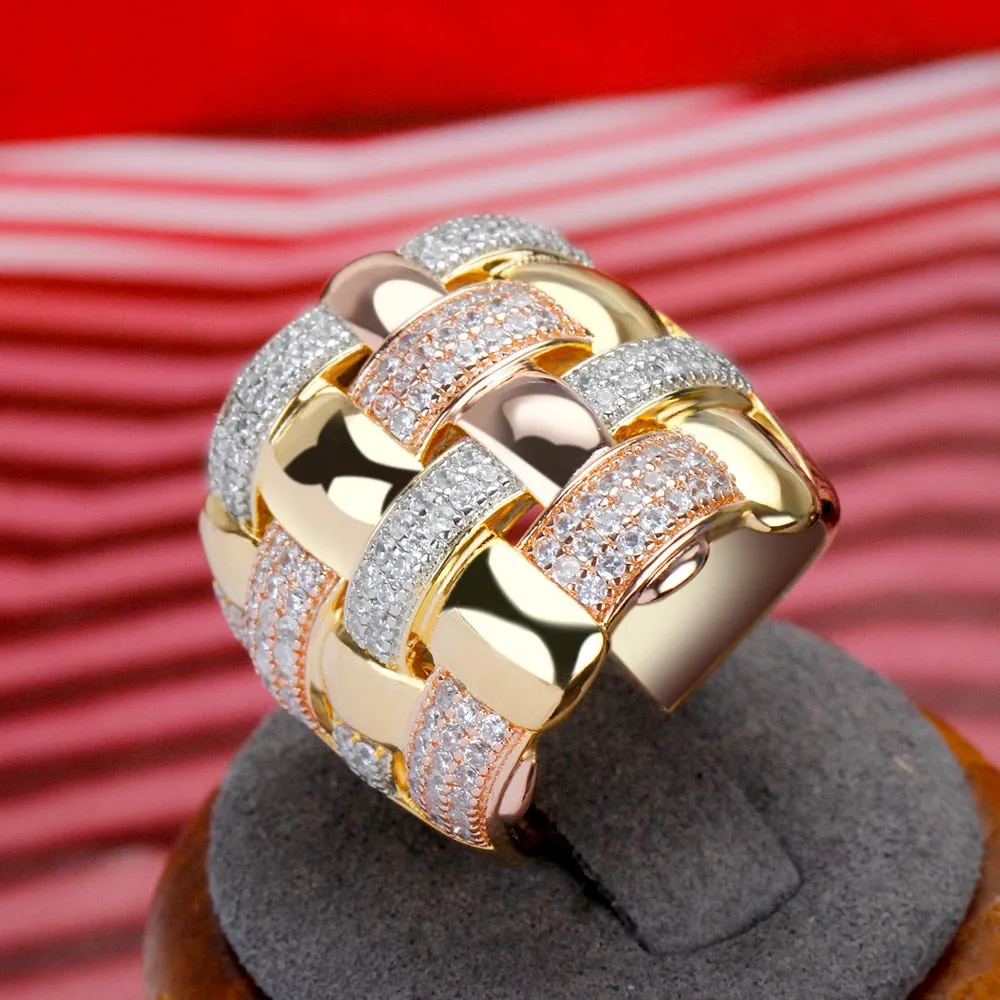 TEEK - Frosted Woven Womens Ring