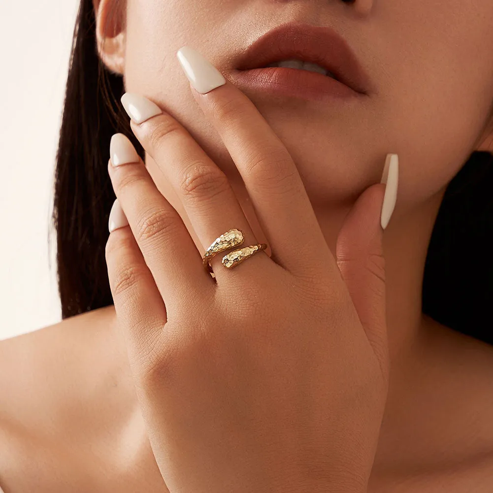 Textured Wrap Ring