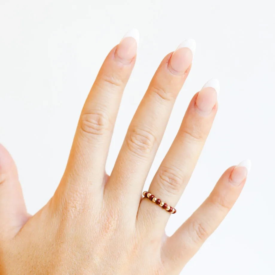 The Poppi Ring in Brown
