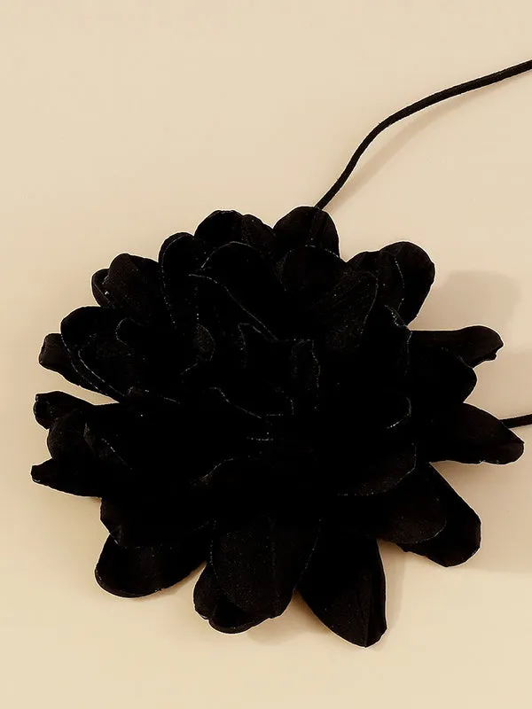 Three-Dimensional Flower Tied Waist Chain Accessories Necklaces Accessories