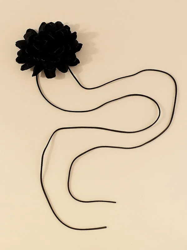 Three-Dimensional Flower Tied Waist Chain Accessories Necklaces Accessories