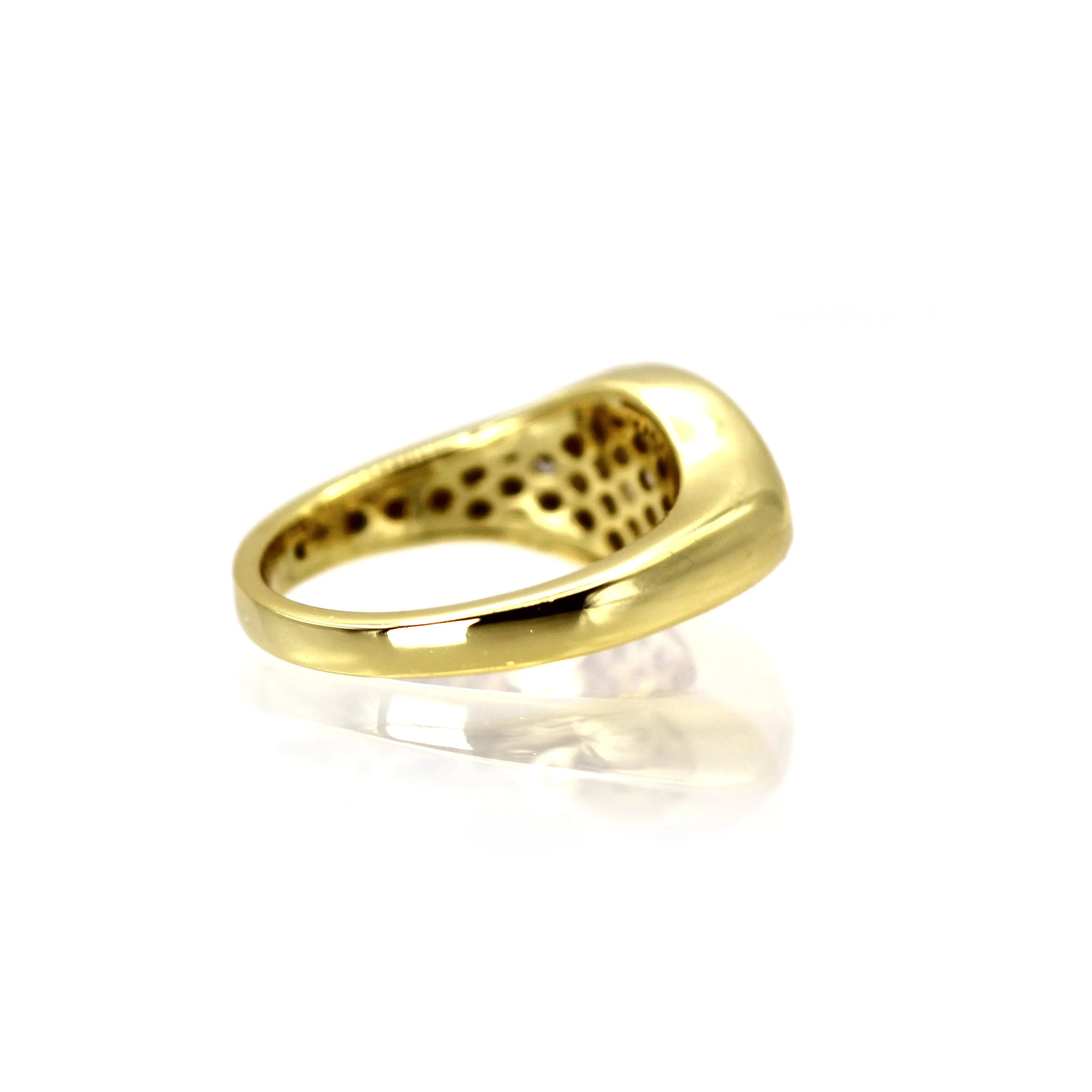 Three Stone Chunky Ring