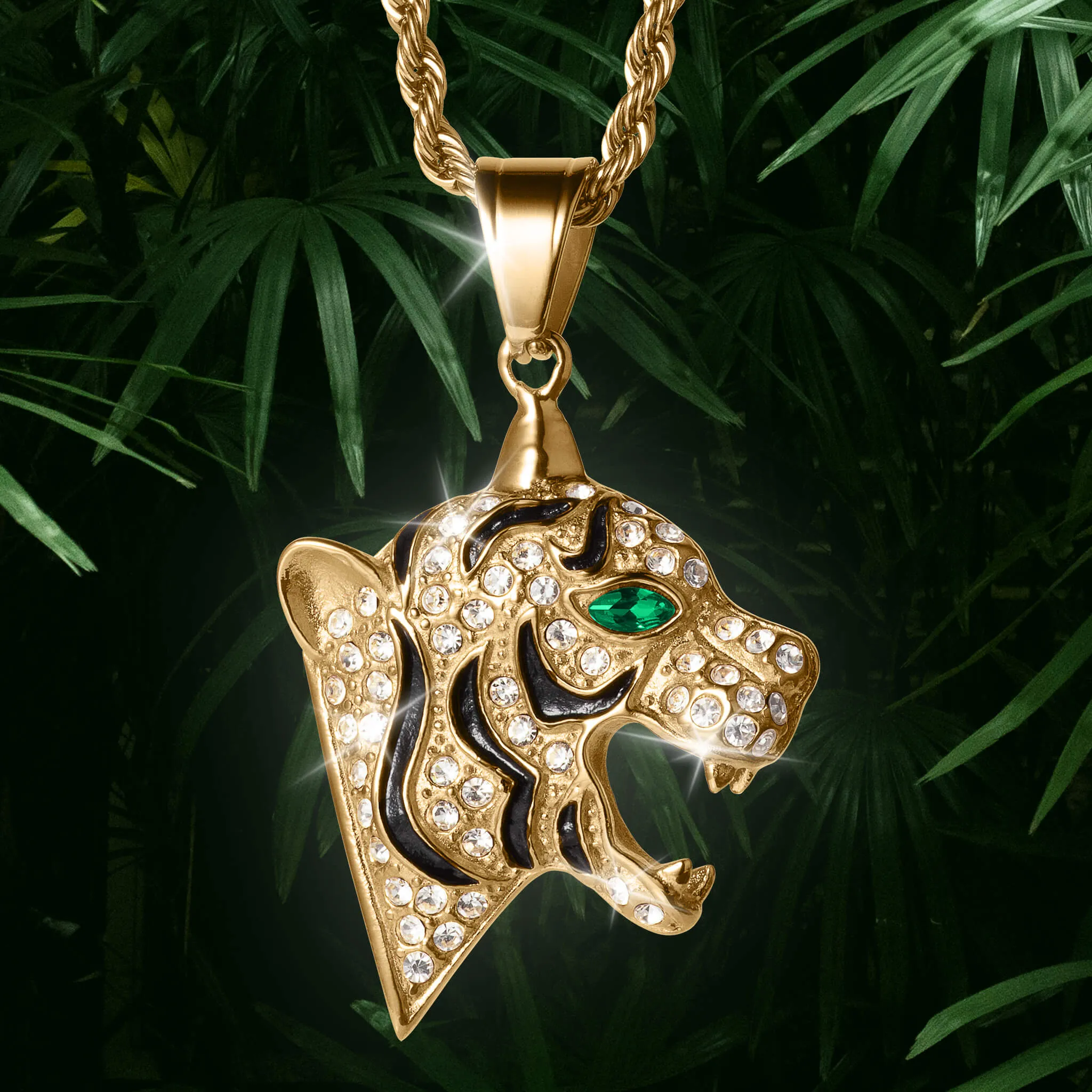 Tiger Jungle Pendant