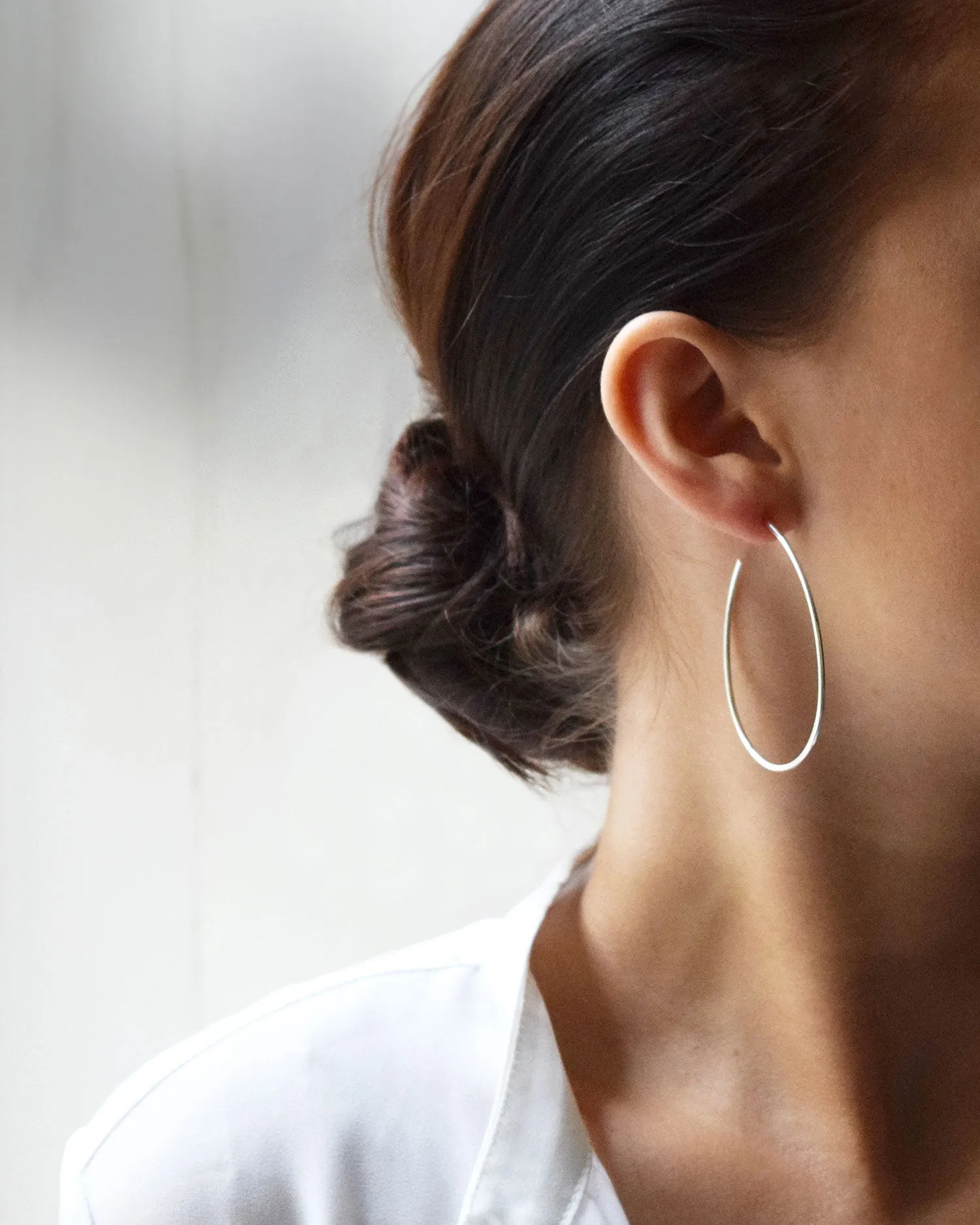 Together hoops silver