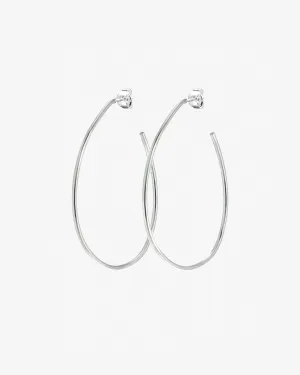 Together hoops silver
