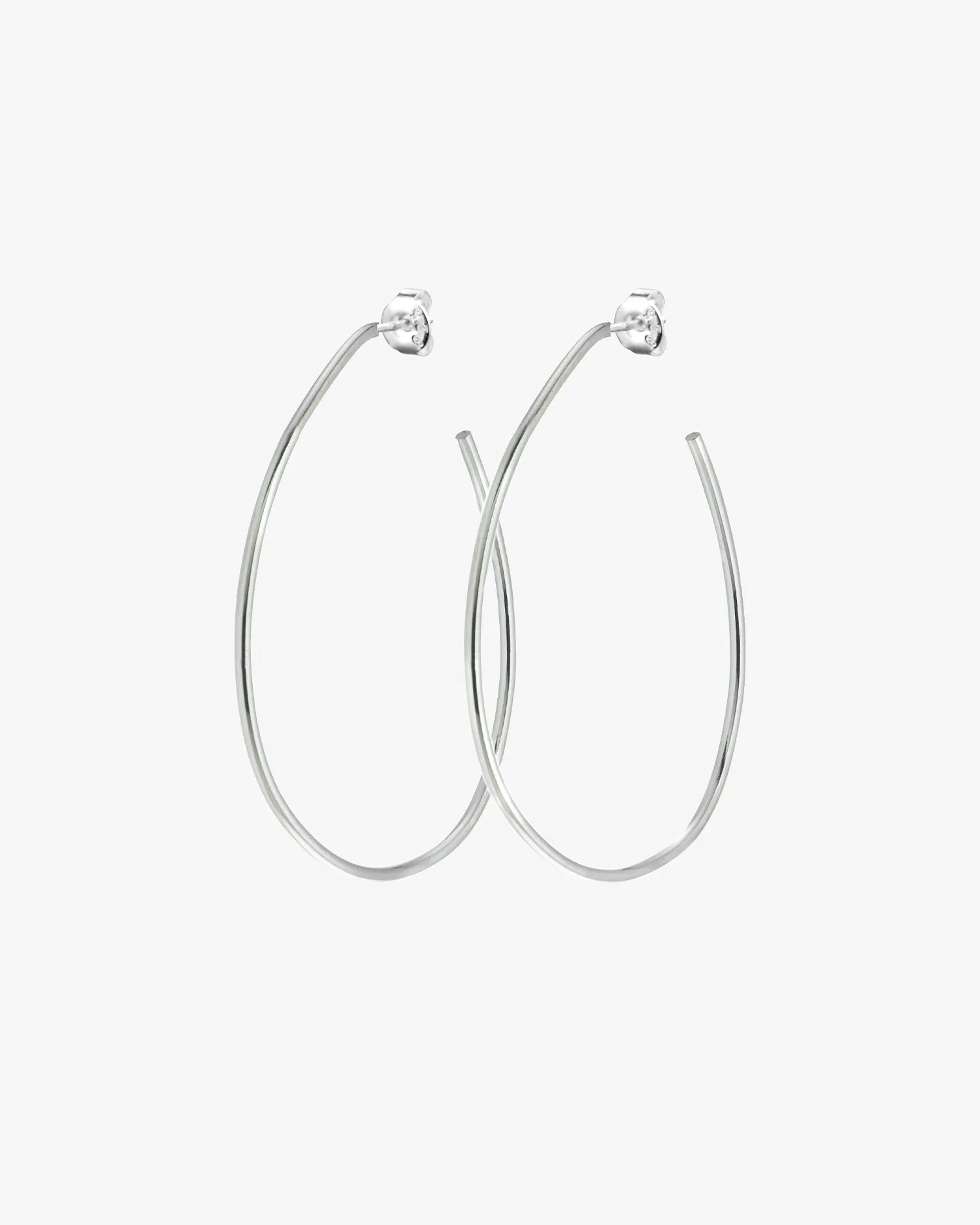 Together hoops silver