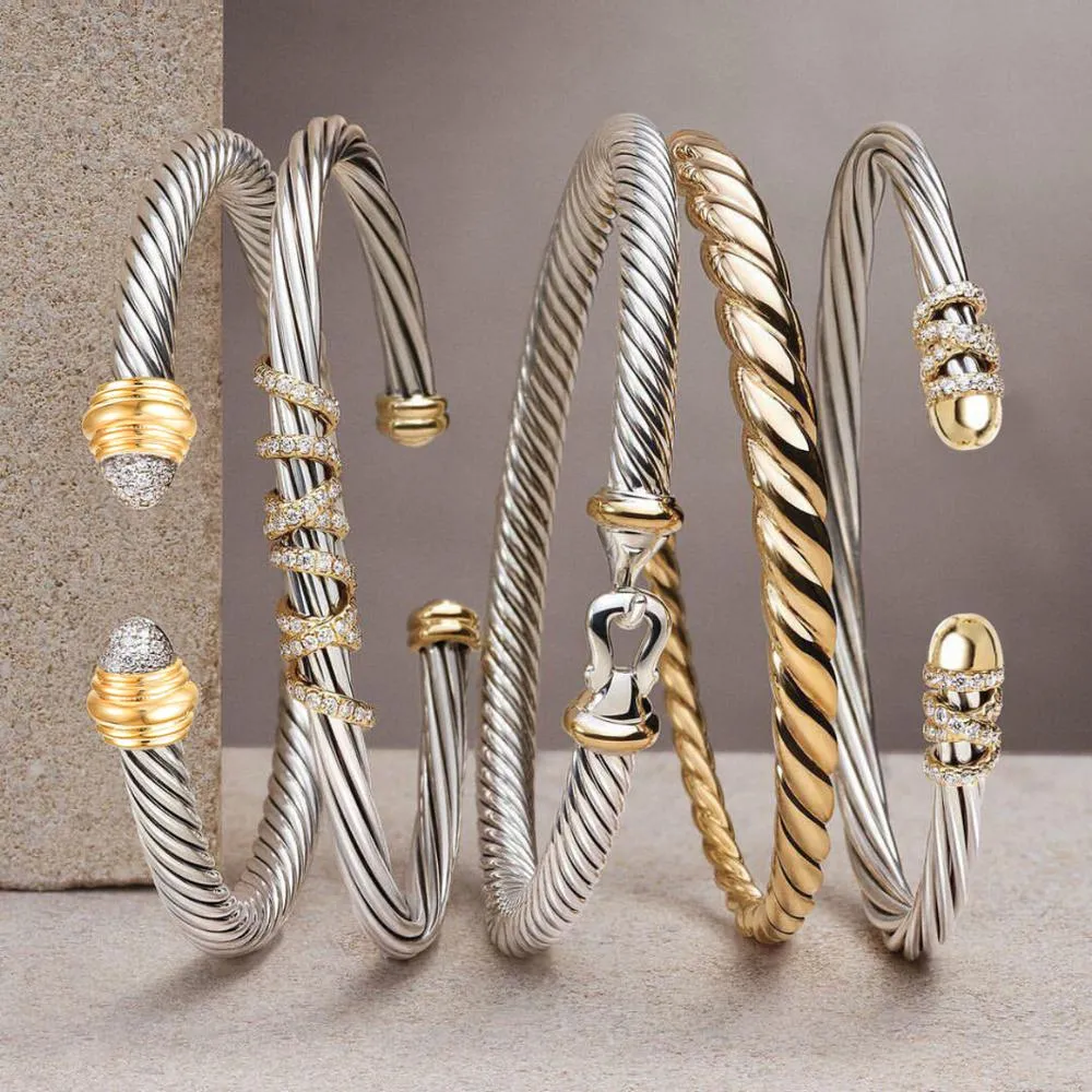 Trendy & Beautiful Diva Bangle Bracelet With Crystal
