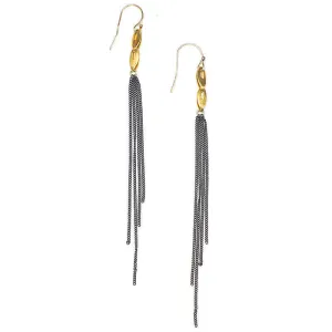 TRINI DARK CHAIN EARRINGS