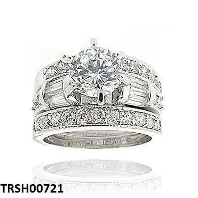 Trinity - 3 Zircon Rings Set