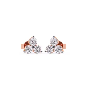 Trio Diamond Set Minimalist Studs For Girls