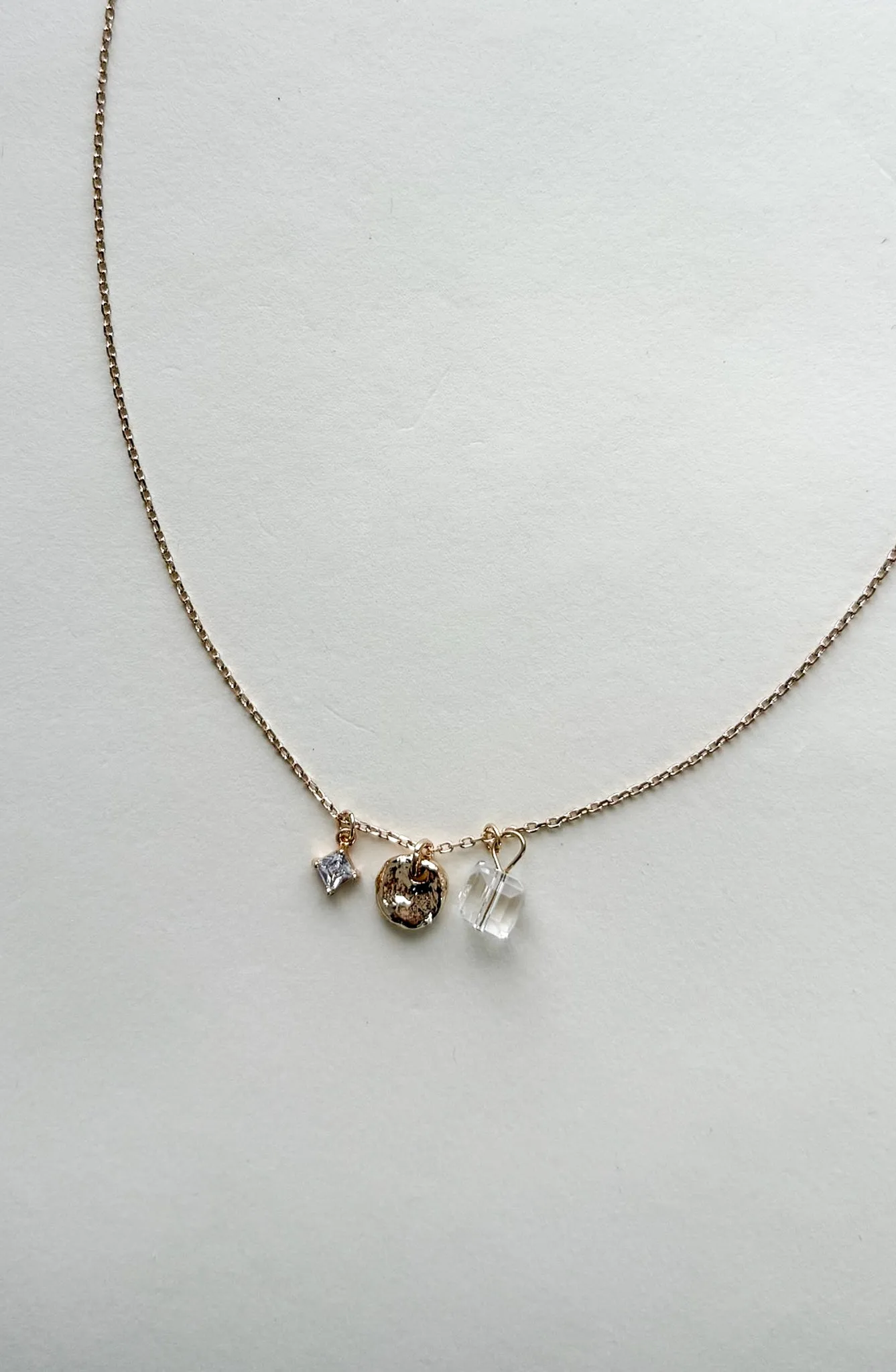 Triple Pendant Necklace