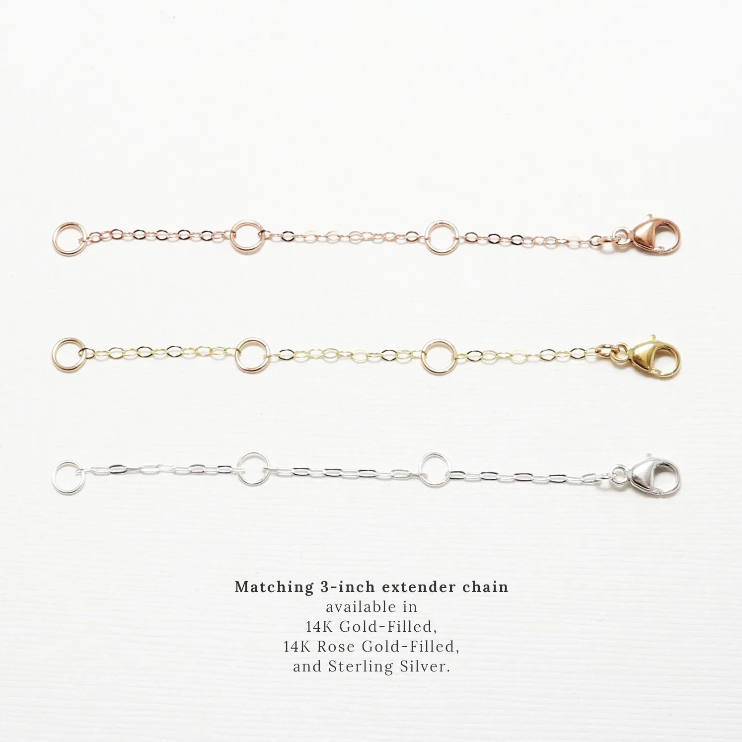 Unity Linked Dainty Circle Gold Necklace