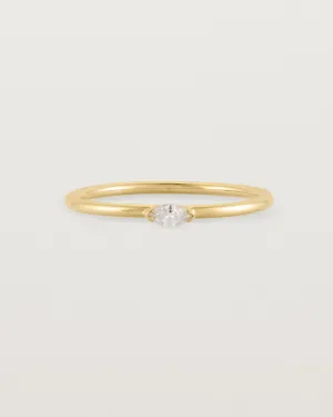 Vega Stacking Ring | Diamond | Ready to Ship