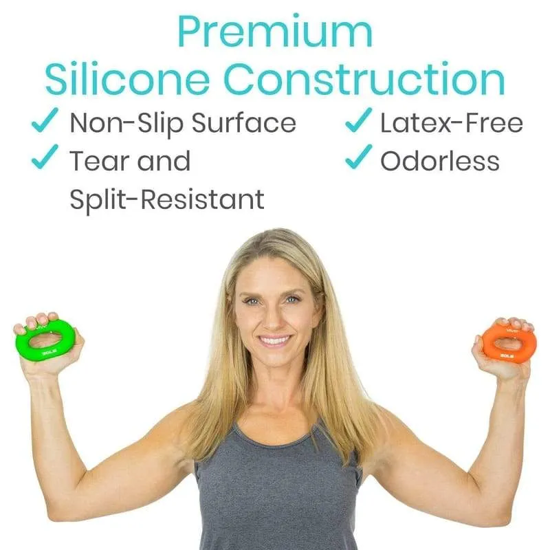 Vive Health Hand Grip Strengthener Rings Grip Exercisers
