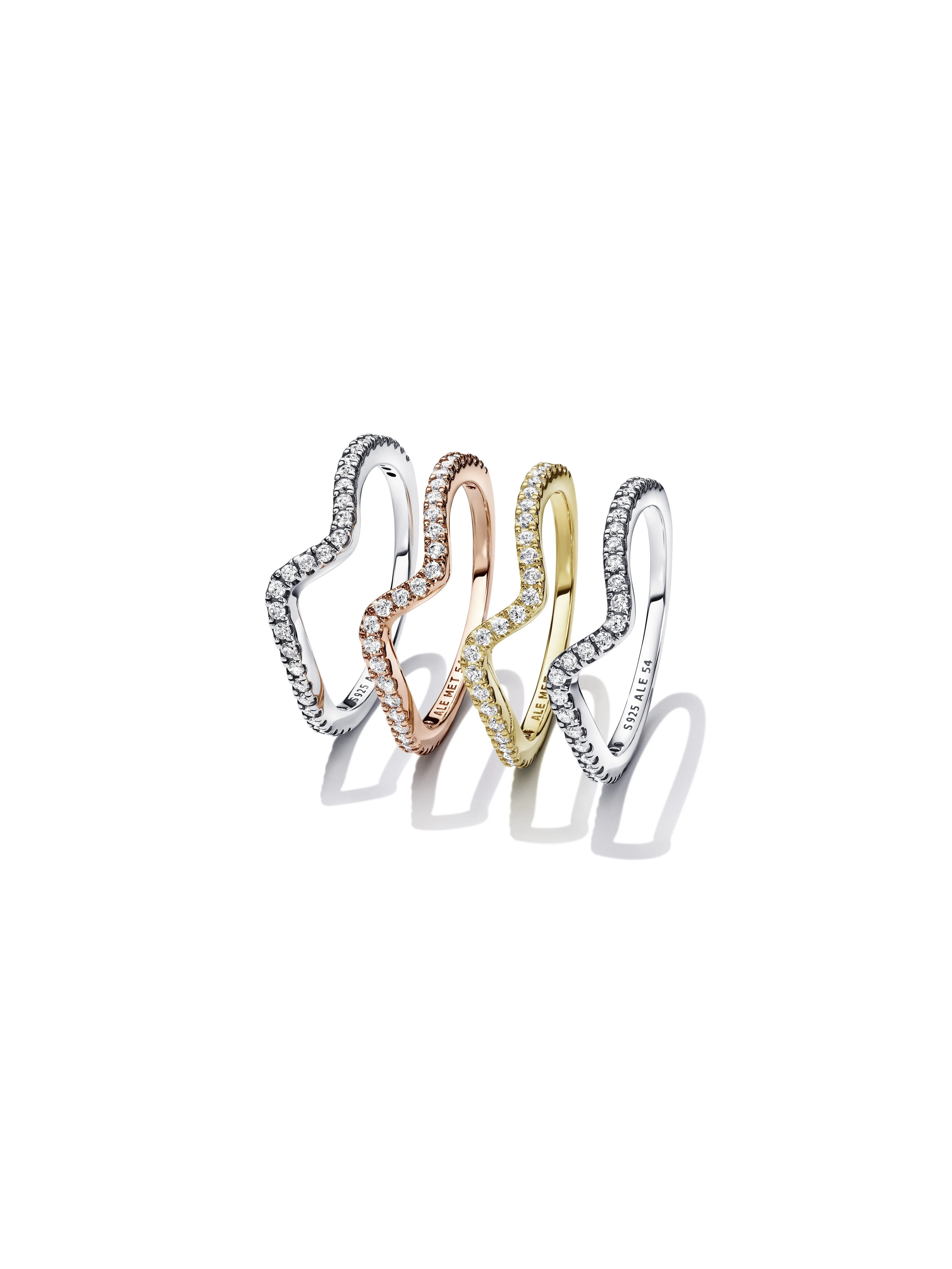 Wave 14K Rose Gold-Plated Ring