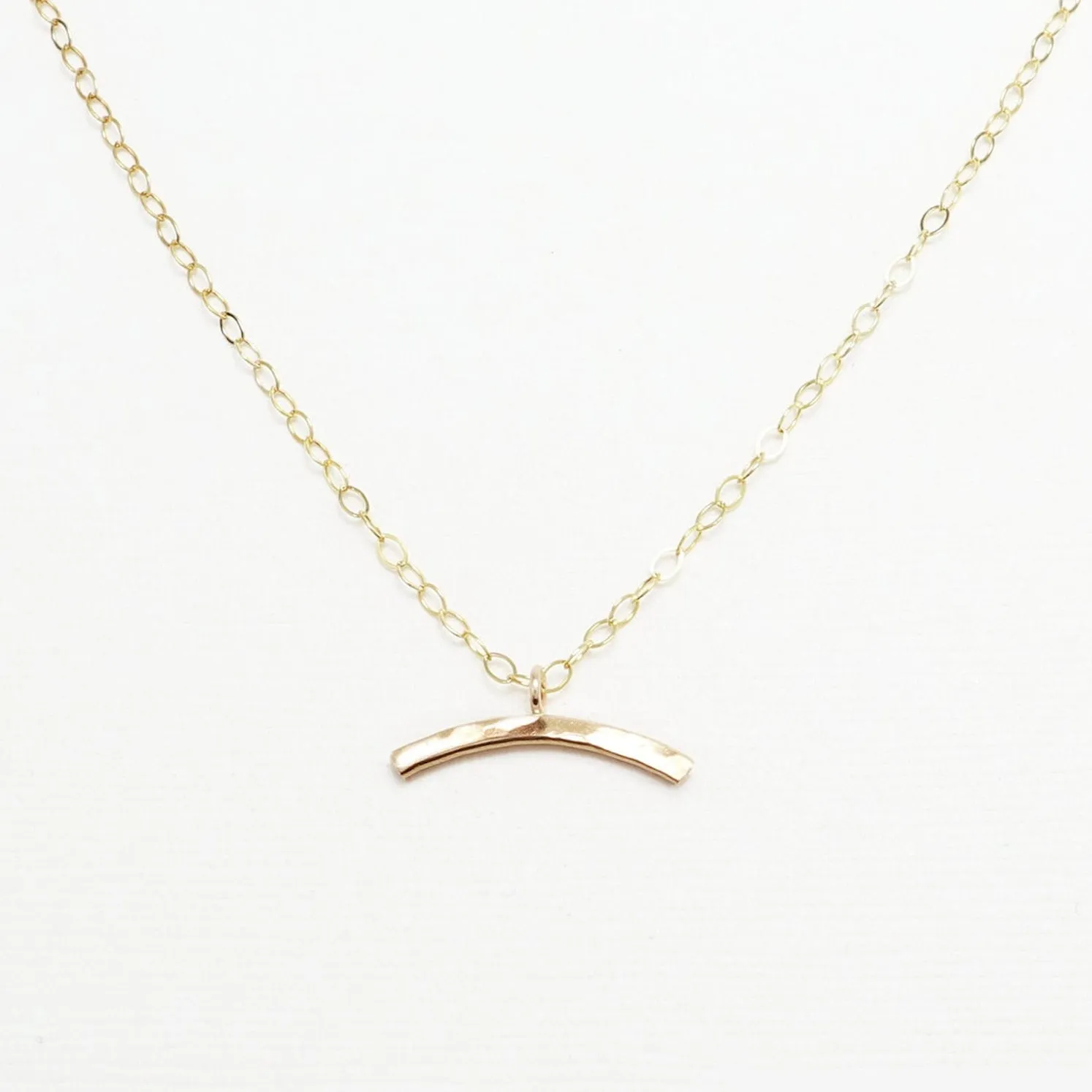 Wish Hammered Necklace