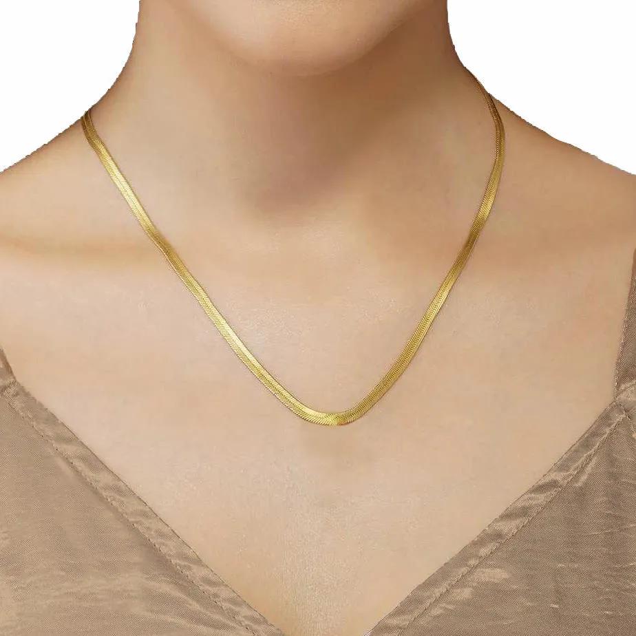 Working Girl's Daily Goto Stylish Layers Necklace Look (Set of 2 Necklaces)
