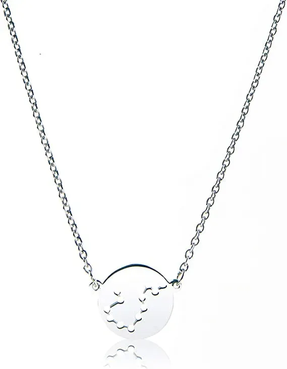 Zodiac Constellation Coin Necklace