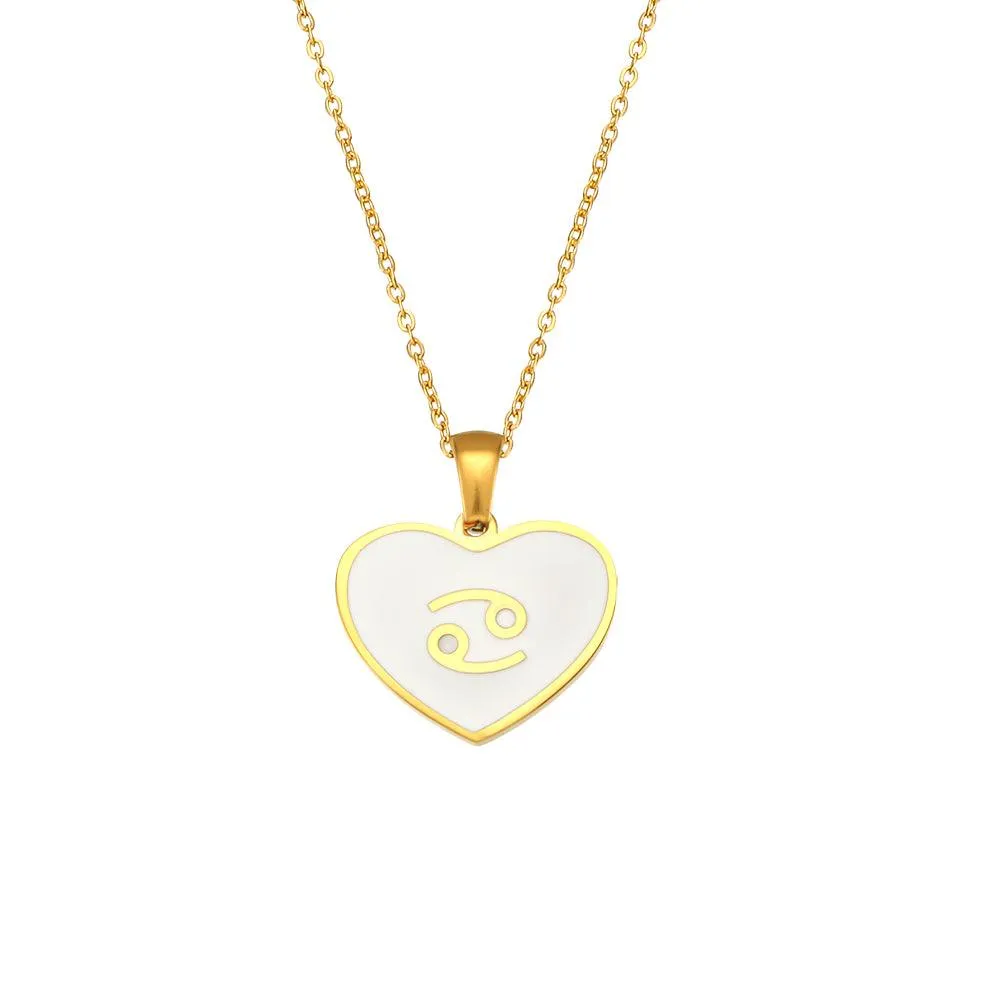 Zodiac Heart Pendant